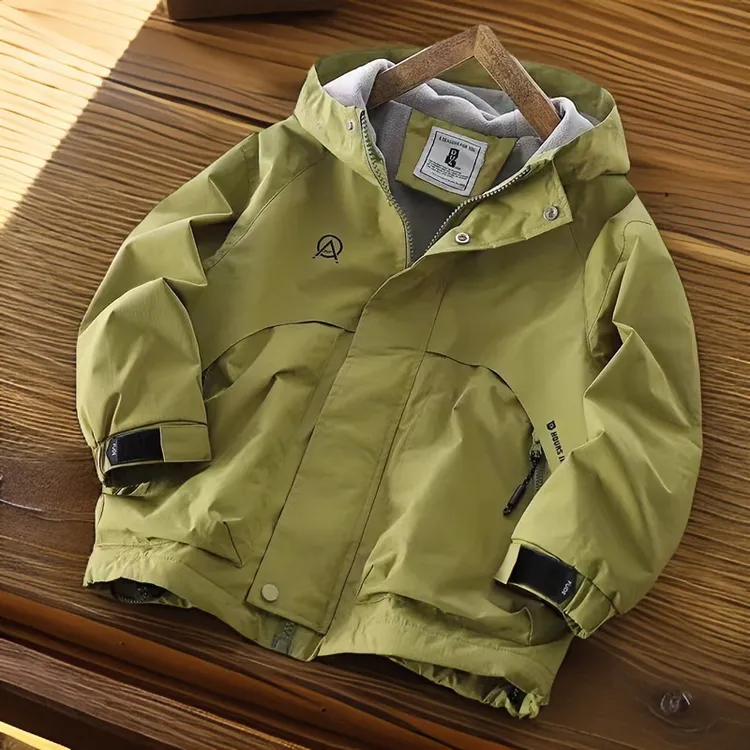 男大童棉服加绒外套男女童秋冬装2025新款儿童帅气加厚冬款冲锋衣