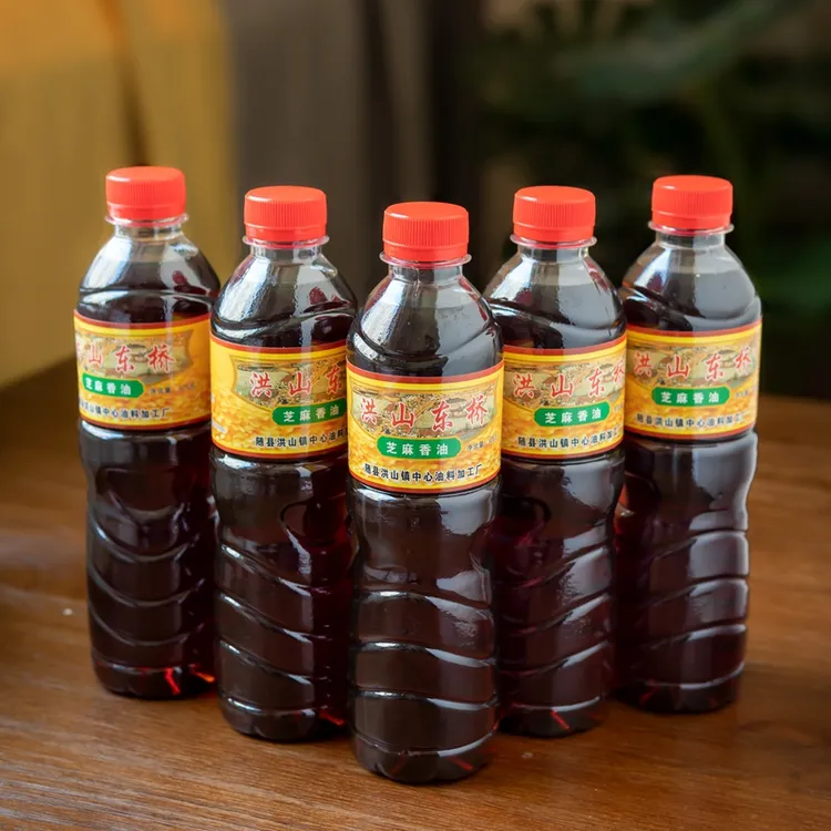 随州市老油坊农家现榨香油芝麻油2.5千克本地农户芝麻现榨芝麻油
