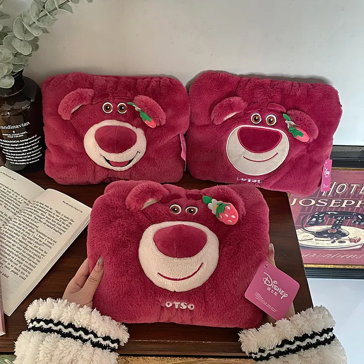 草莓熊热水袋充电式防爆正品暖宝宝可爱暖手宝敷肚子暖水袋电暖宝