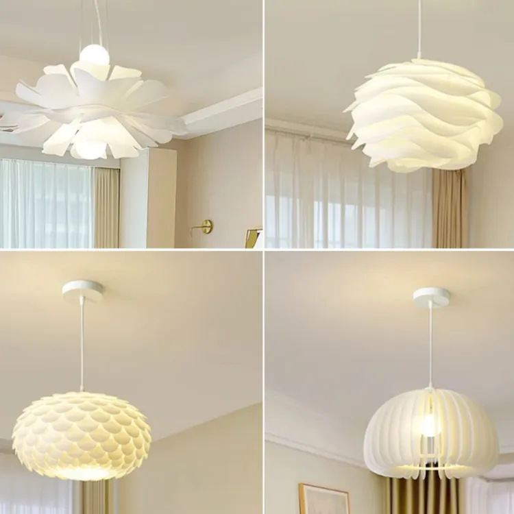奶油风餐厅灯北欧创意客厅主卧阳台卧室吊灯简约现代大气餐桌灯具