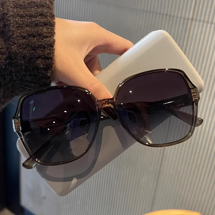 英国【时尚】CoopKoop网红太阳镜大脸遮阳镜潮流偏墨镜潮防紫外线女