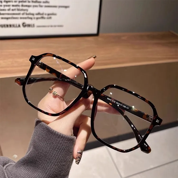 英国【时尚】Coop Koop 超轻复古大框豹纹眼镜框女士平光镜近视眼睛
