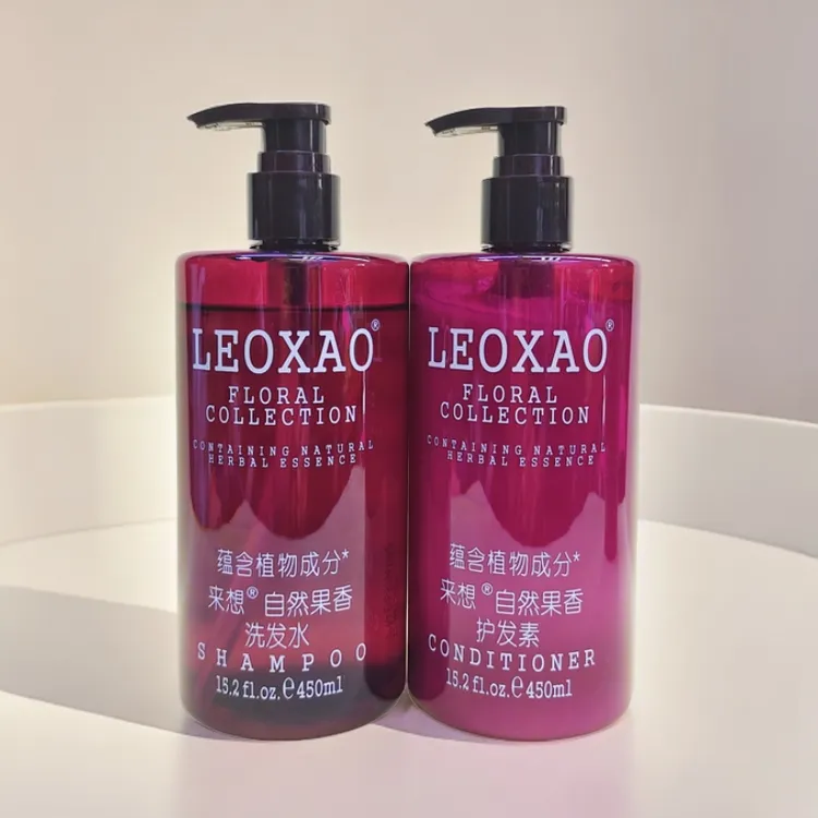 来想LEOXAO自然果香洗发水护发素洗护套装450ml/2件套