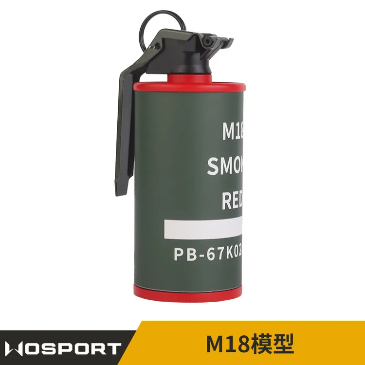M18式烟雾手榴弹拉环可弹模型摆件影视道具CS战术COSPLAY模型玩具