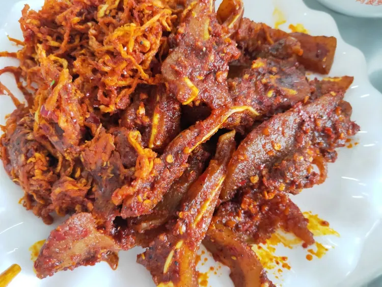 萝卜丝猪头肉 麻辣口味