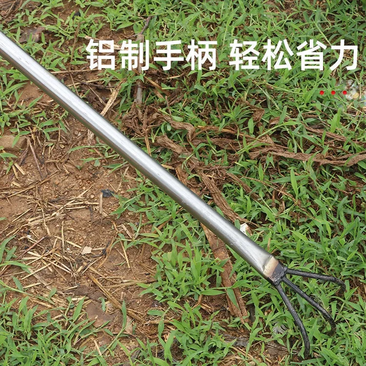 松土捡菌子农具钉耙工具翻土神器搂草园艺耙耕地扒除草家用铁耙