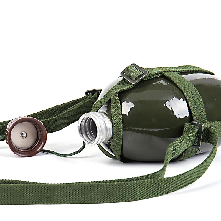 露营防摔旅游壶带盖茶壶铝质行军壶夏令营加大号斤装老式怀旧水壶