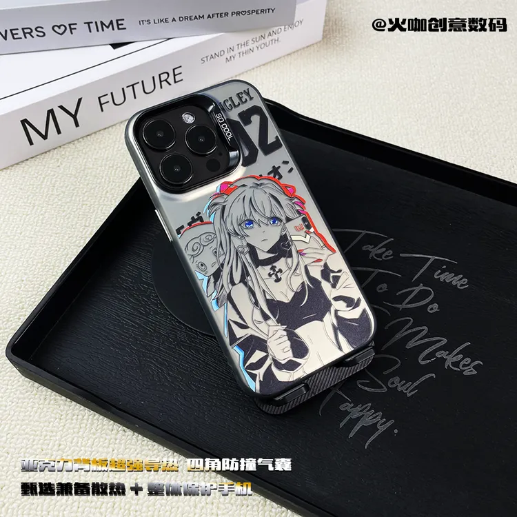 动漫明日香-创意男款防摔散热适用苹果华为VIVO小米OPPO手机壳CYH