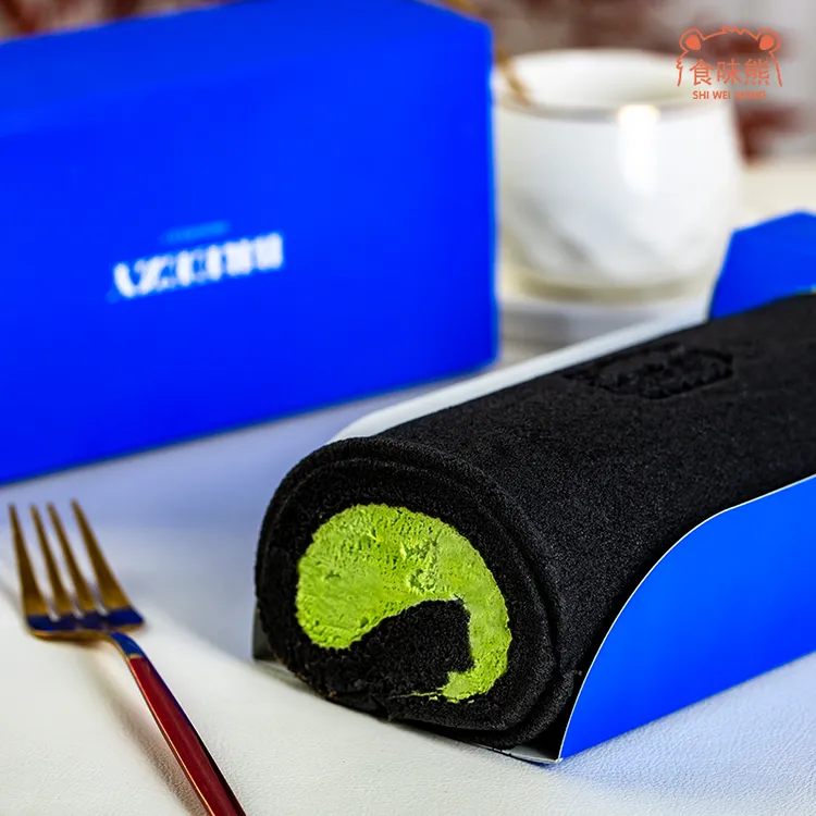 食味熊瑞士卷玫瑰荔枝卷黑金抹茶芝士香缇芝士卷