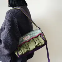 housedesign原创设计秋冬单肩包时尚斜挎包小众轻便波士顿包包女