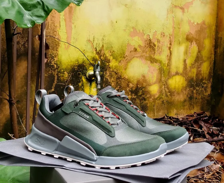 EDCD男士登山徒步鞋 减震户外运动鞋 健步鞋