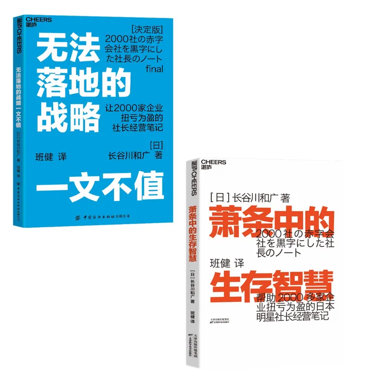 萧条中的生存智慧+无法落地的战略一文不值 单本/套装2册