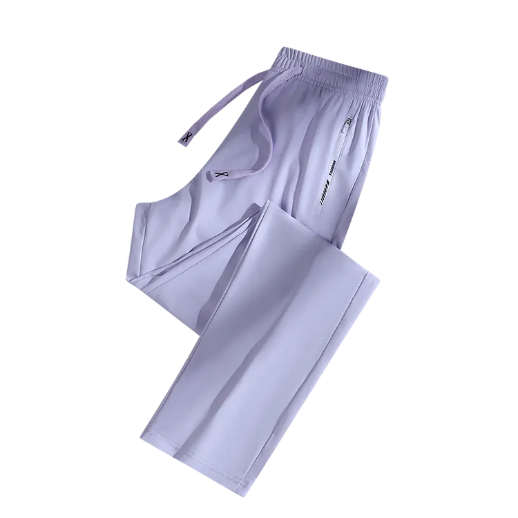 冰丝防晒裤休闲裤男女夏季薄款垂感休闲直筒显瘦宽松阔腿束脚裤