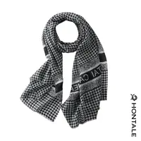 【日播达人专属】红太百搭时尚长款千鸟星空印花围巾披肩101WW029