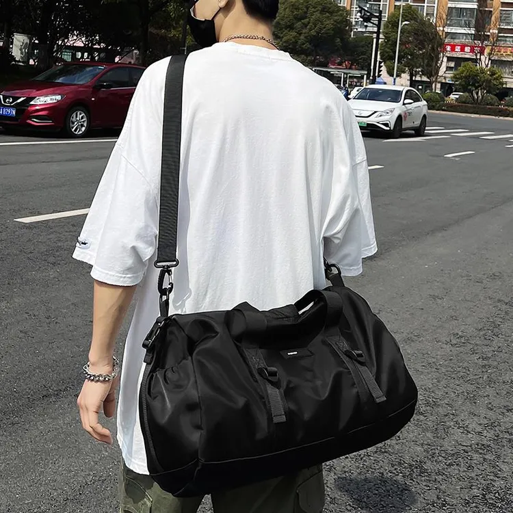 探屿大容量短途旅行包男士包包2025新款手提运动健身包行李斜挎包