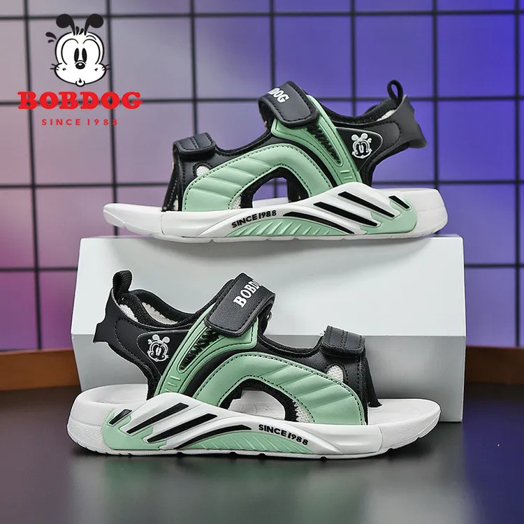 巴布豆儿童凉鞋女童凉鞋男童凉鞋2024中大童露趾凉鞋休闲沙滩鞋