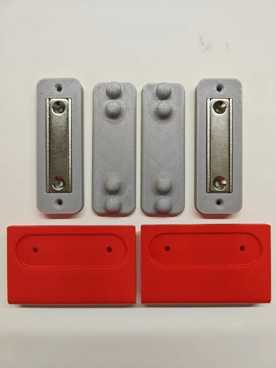 三轮车篷布固定塑料壳磁吸三轮车篷布磁吸扣吸铁石