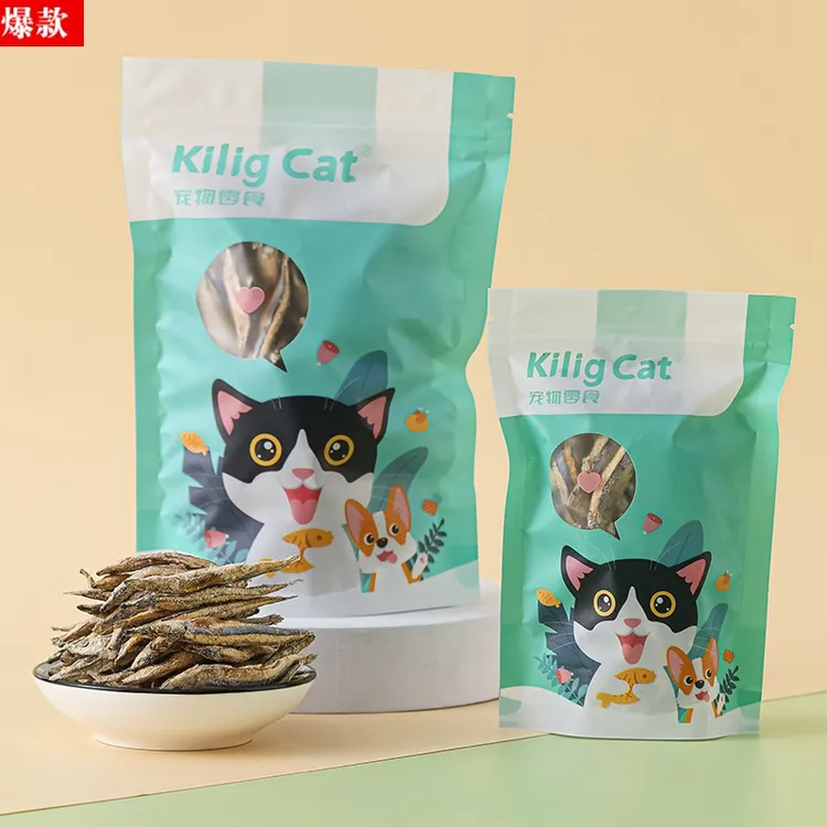 猫咪狗狗零食冻干丁香鱼宠物猫粮狗粮全价猫粮营养猫粮零食小鱼干