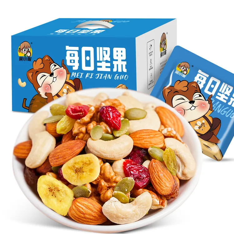 菓小妮 每日坚果独立包装30包/箱孕妇儿童推荐追剧办公室休闲零食