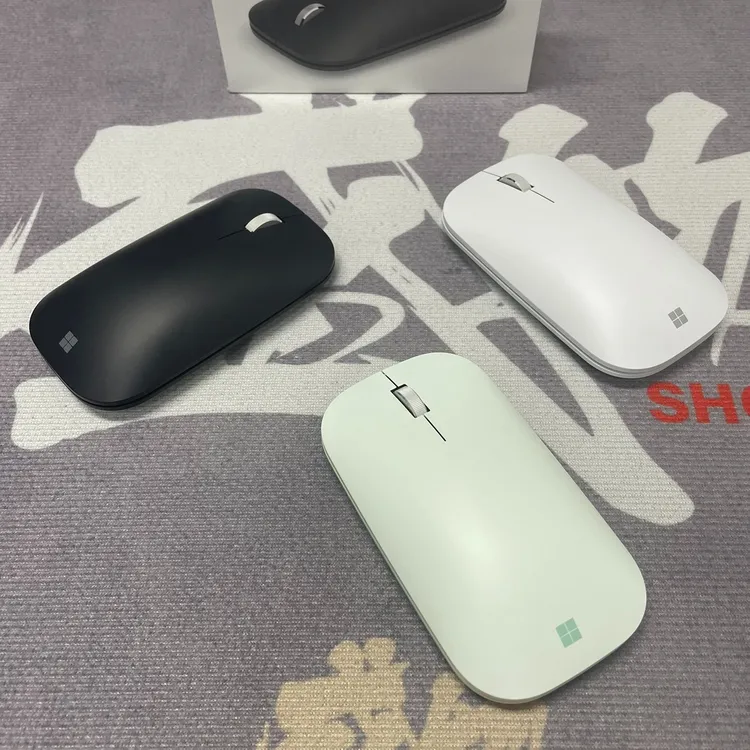 99新 Microsoft/微软 时尚设计师鼠标无线鼠标金属滚轮蓝影技术