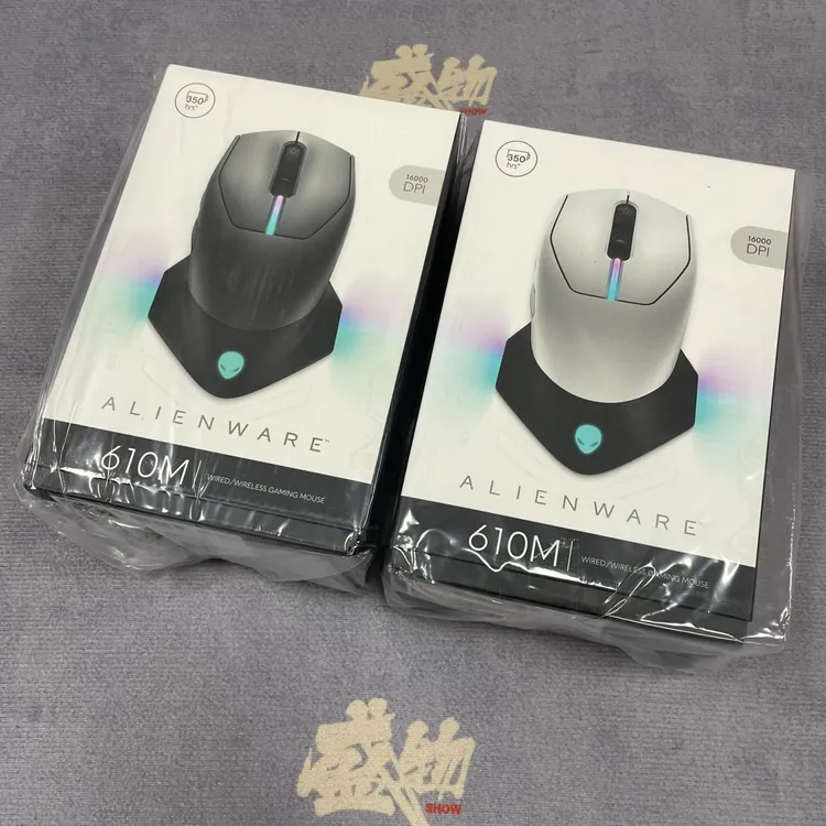99新 ALIENWARE/外星人 AW610M无线有线双模鼠标RGB电竞350h续航