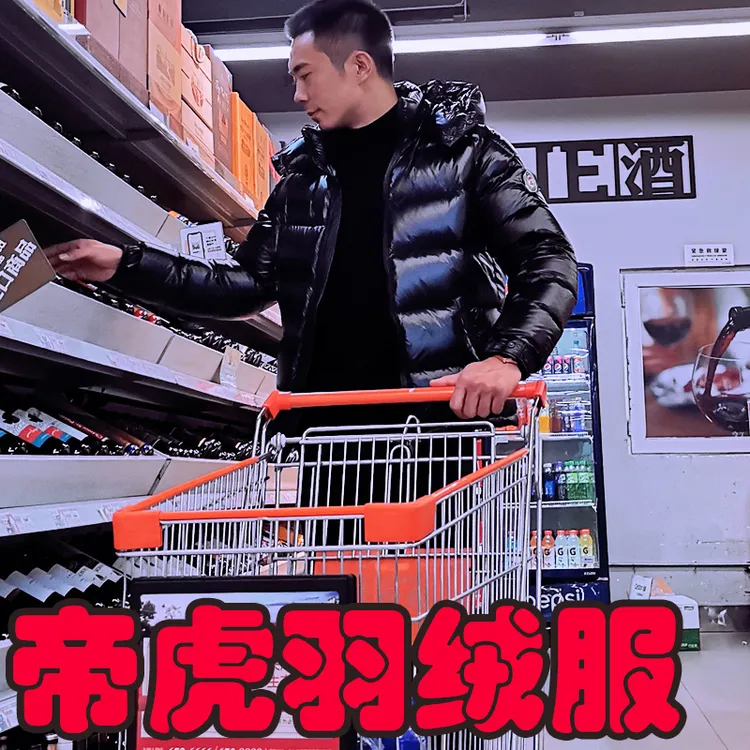 【24小时顺丰发货】帝虎魔鬼兄弟高端品牌羽绒服男短款高级感男装