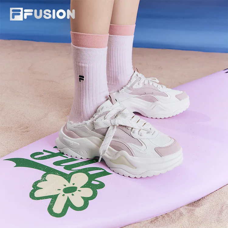 Fila/斐乐女夏季时尚百搭运动拖鞋一脚蹬穆勒休闲鞋透气潮流鞋子