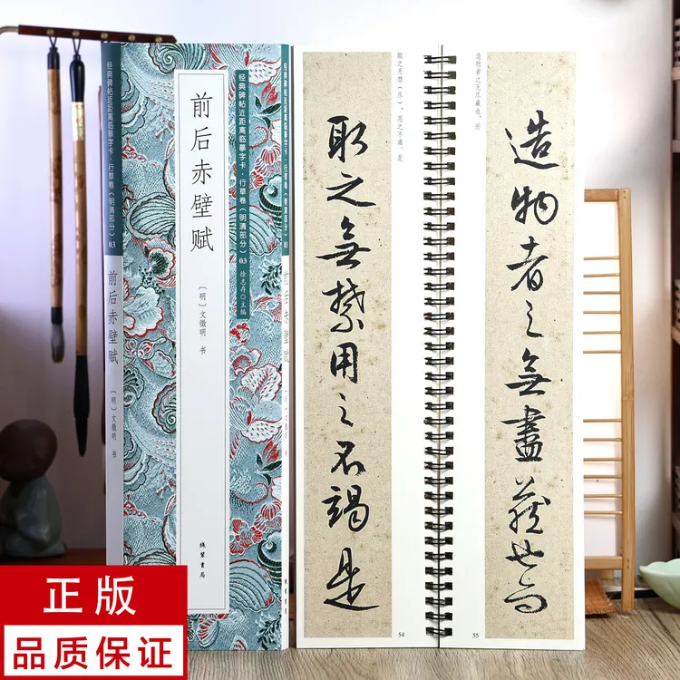 文徵明行书前后赤壁赋 静文轩近距离临摹字帖