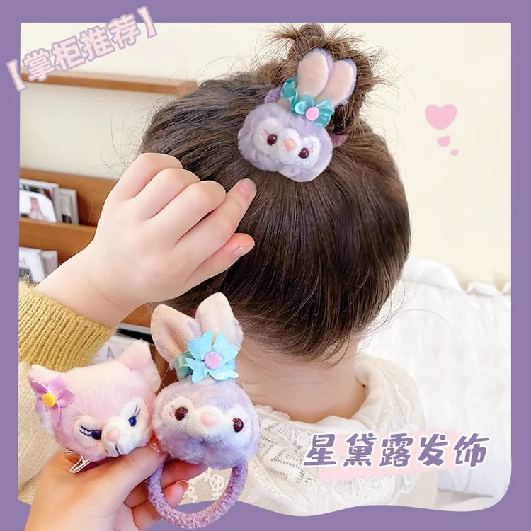 朱迪兔子发夹气质不伤发皮筋头饰网红扎头发头绳发饰小女孩发圈