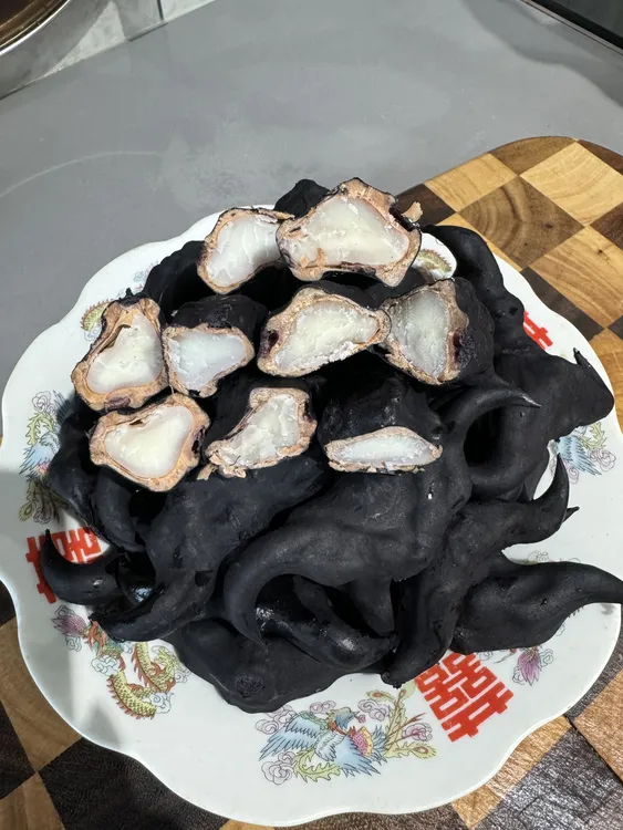 长在水里的蔬菜老菱角（生菱角）