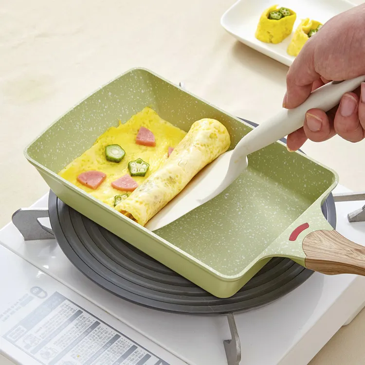 玉子烧厚蛋烧煎锅卷鸡蛋麦饭石不粘锅平底早餐锅厚蛋烧平底锅