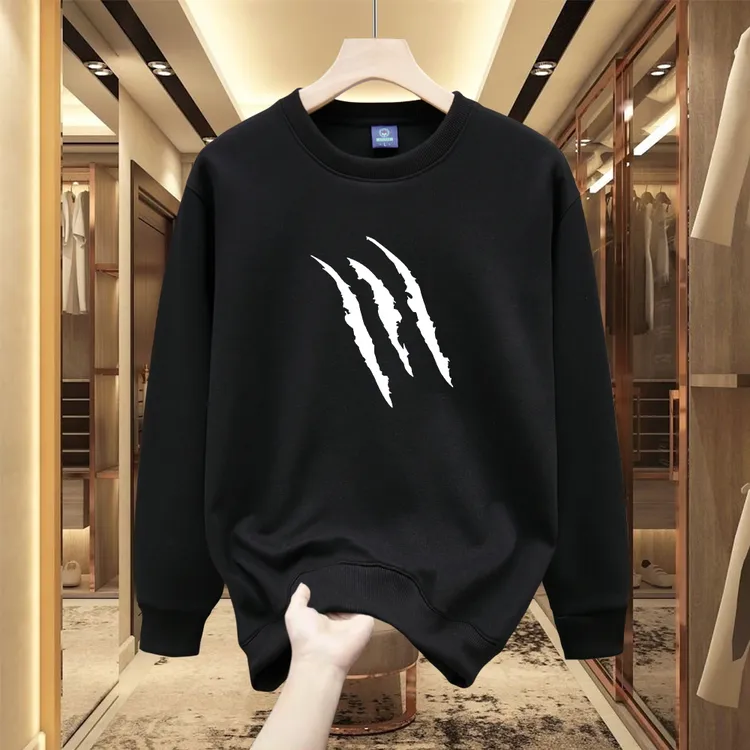 美式潮牌高街字母情侣无帽卫衣男秋冬oversize宽松设计感小众上衣