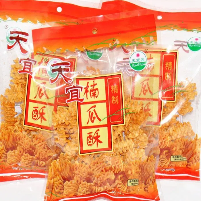 天宜园楠瓜酥膨化休闲南瓜卷香酥脆卷8090后怀旧校园休闲小零食