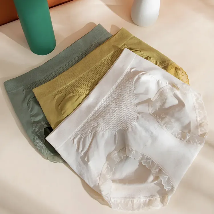 【真的好穿】收腹内裤女翘提臀塑型蜜桃臀大码无痕中腰棉裆三角裤