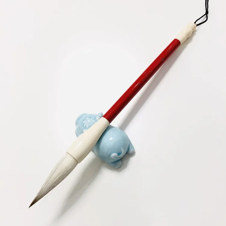 【悦颜】出锋5.8cm斗笔兼毫毛笔 大字 对联 春联福字 国画 书法适用