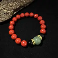 含辰砂工艺品红砂扶摇手串