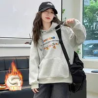 【清仓】铃儿响叮当韩版可爱帽绳冬季加绒卫衣 A728 728 X