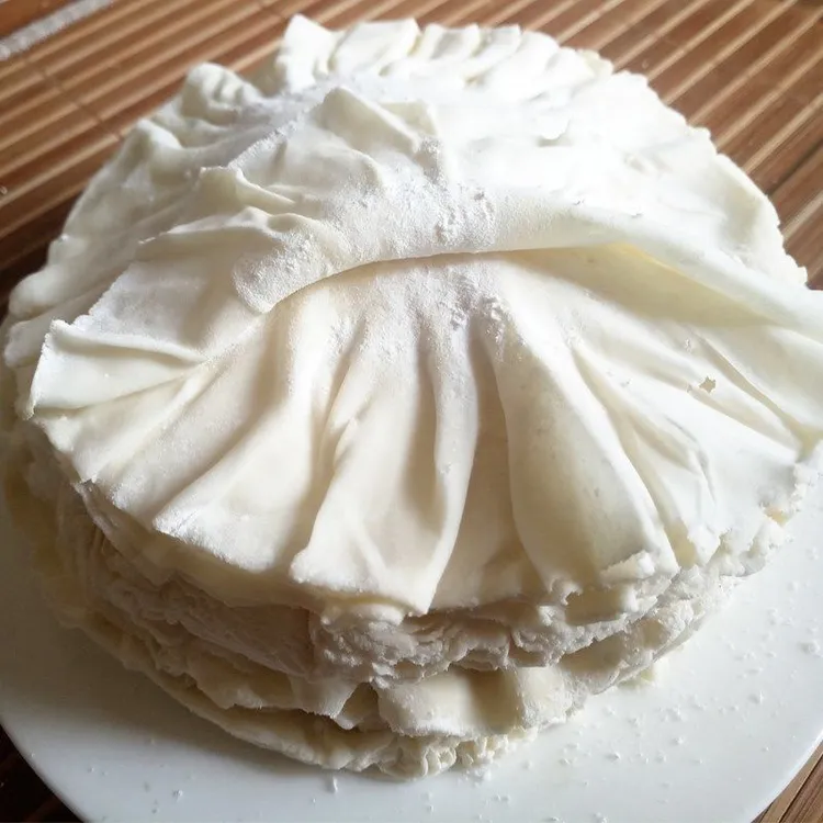 呼市烧麦皮稍美皮烧卖皮纯手工呼市特产面食饭店供应内蒙烧麦