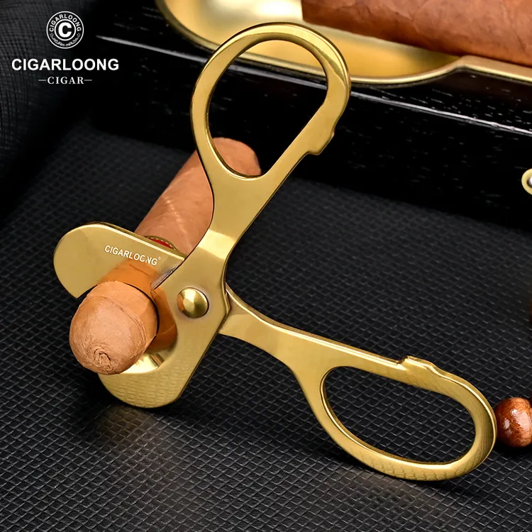 CIGARLOONG茄龙雪茄剪德国克虏伯不锈钢锋利雪茄烟剪刀CLE-21CB2