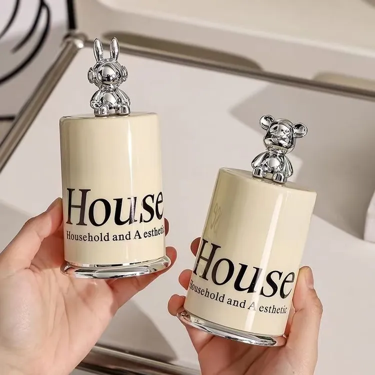 北欧轻奢ins风高颜值牙签筒创意个性牙签盒家用防尘棉签收纳罐