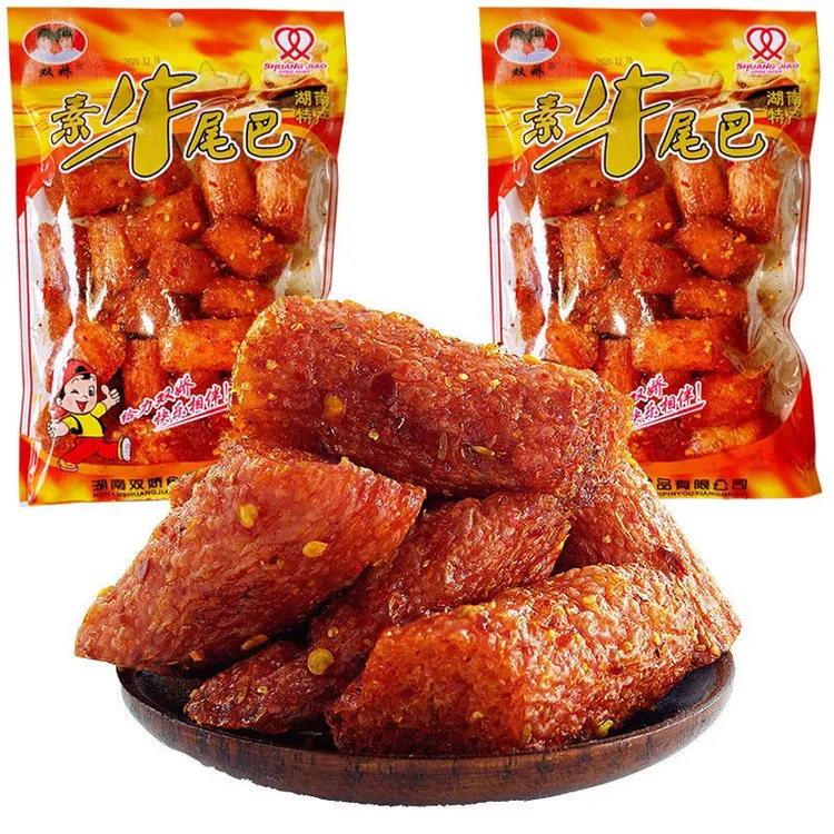湖南特产牛尾巴麻辣条80后儿时怀旧零食小吃素肉小90后140g/袋