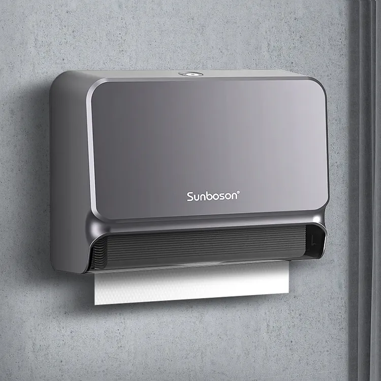 SUNBOSON/香臣擦手纸盒挂壁式家用免打孔卫生间抽取式纸巾盒酒店