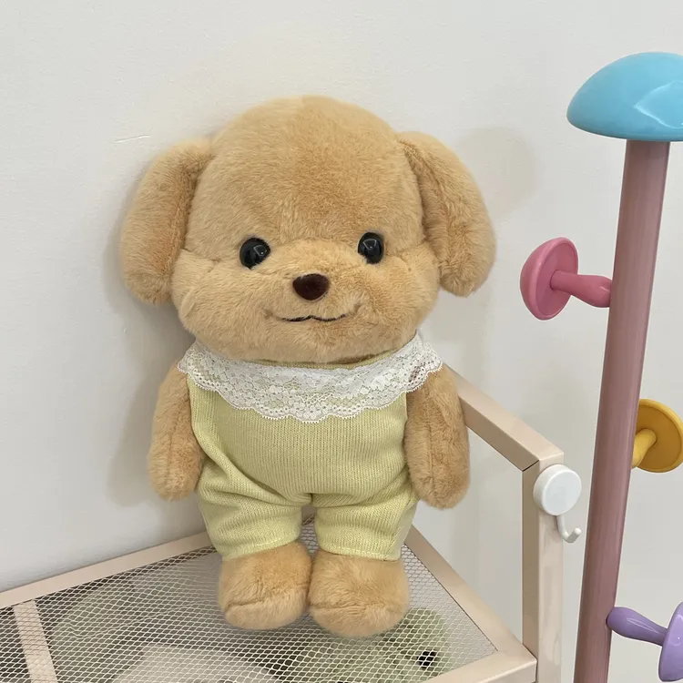 森贝儿贵宾犬宝宝公仔狗狗玩偶可爱毛绒玩具小狗家族生日礼物