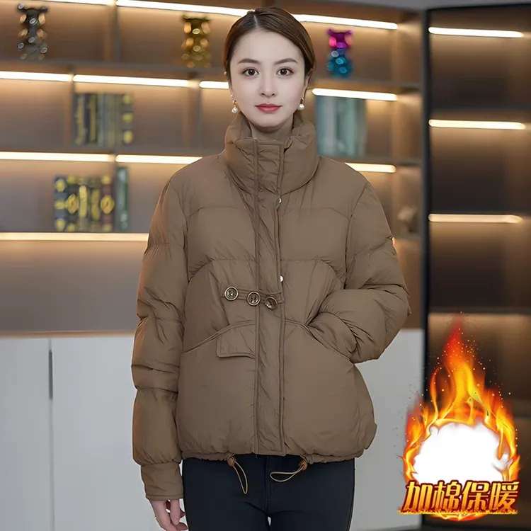 新中式国风服女装2024冬季新款时尚设计感加厚保暖短款外套