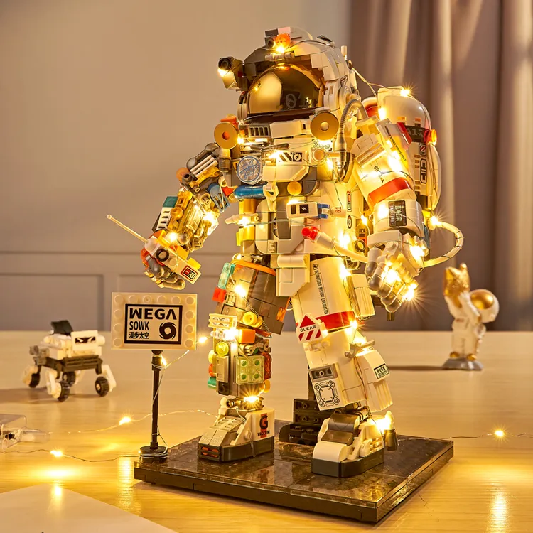 宇航员男孩拼装拼图益智积木玩具8-10岁12儿童生日礼物2024六一14