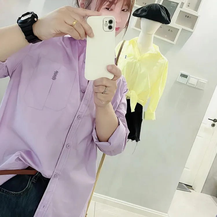 胖妞儿服饰【衬衫】气质修身性感夏季法式小众