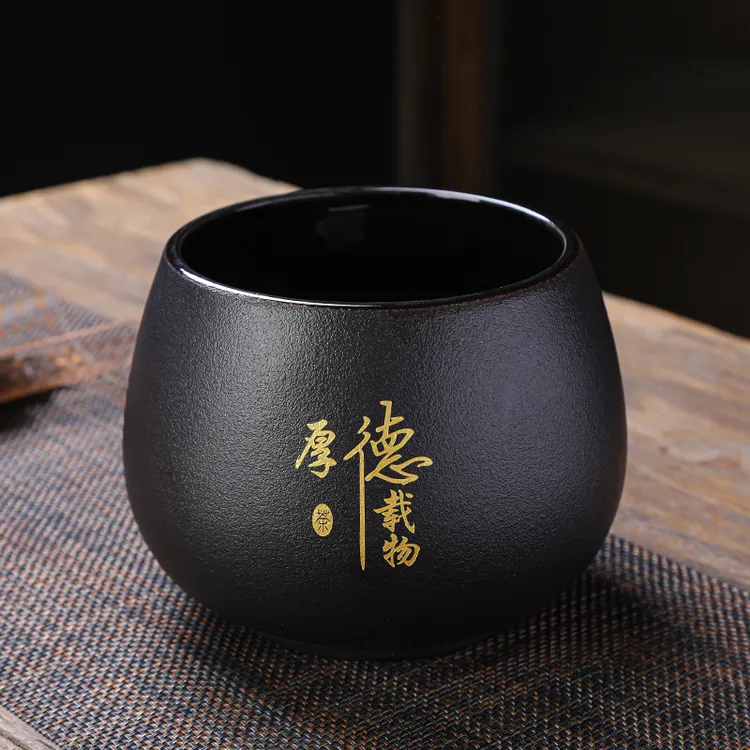 陶瓷茶洗茶渣缸茶叶废水缸大号水洗水盅大水孟废水桶家用建洗茶杯
