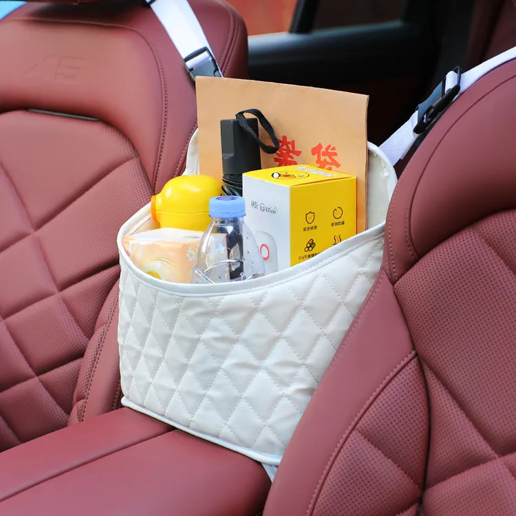 汽车座椅中间收纳袋车载放包包车内扶手箱夹缝储物兜副驾驶置物袋