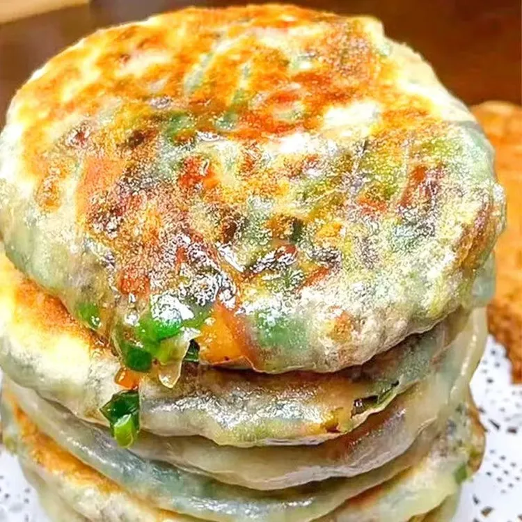 韭菜鸡蛋纸皮馅饼速冻早餐半成品加热即食懒人速食食材韭菜盒子