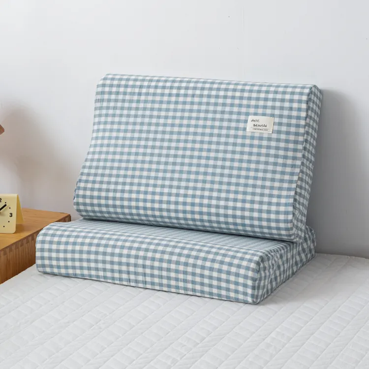 INS良品乳胶枕套27×44CM单只装40×60全棉乳胶枕头套水洗纯棉儿童